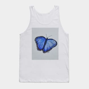 Erika&#39;s Blue Butterfly Trans BG Tank Top